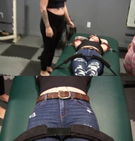 Tickle bench Finale! Girl you are so in for it! We HAVE to get you good aft...