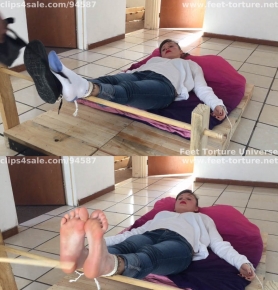 Leah's First Bastinado full video