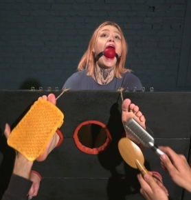RFStudioProduction C Astrid in Heavy Stocks with a Huge BallGag C Intense F...