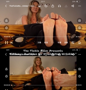 TheTickleRoom C Tiffanys Audition Pt 1 Giggling Wrinkles