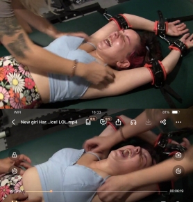 New girl Harper strapped down  ok, now im a little scared Adele please be n...
