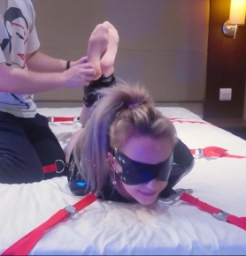 Leather Armbinder Hogtie Tickling �C Charlie Lou