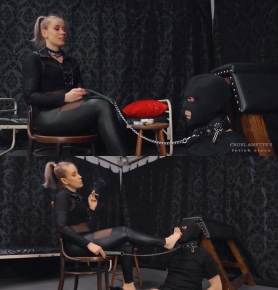 Foot worship on a leash FHD MP4