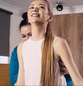 TickleTherapy C Blondie Natalya first tickle test by Natalya Anatolievna