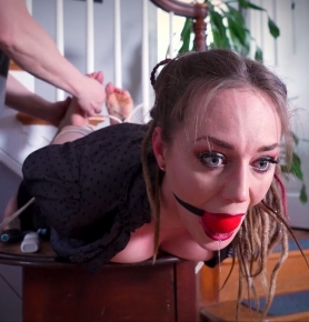 TedMichaelsDamsels C Sablique Is Bound, Gagged, Toe-Tied and Tickled Until S...