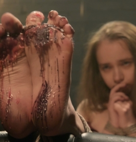 C4SԹ RussianFetish - Arina - Long bastinado, wax play and more