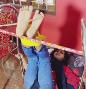 Indian girl punishment