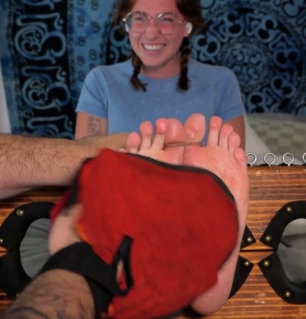 TheTickleRoom �C Ivys Telephone Foot Tickle
