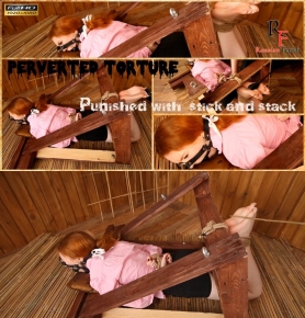 Perverted Bastinado Punished with stick and stack (FullHD 1080p)