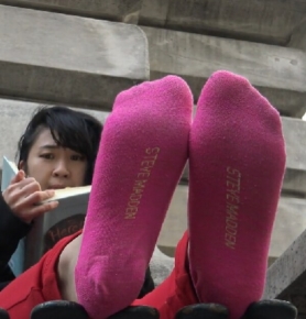 RealBareSoles - Shy SAKURAS public tickling embarrassmentߵձ-Сӣ
